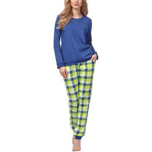 Cornette - CR-634-2015 - Dames Pyjama - Lange Mouwen - Lange Broek - Jeans (Meggie)