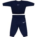Nike - NKN Essential Fleece Crew Set - Joggingpak - Midnight Navy - 2-delig