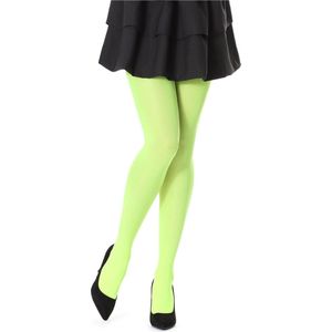 Bellivalini BLV-FI-1002 Dames Panty - 60 DEN - Polyamide - Microvezel - Neongeel – XXXL