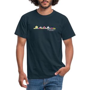 Hello Kitty En Vrienden Achterste T-Shirt Heren