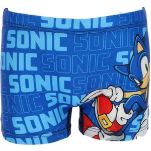 Sonic Zwemboxer - Donkerblauw - Maat 3/4 Jaar