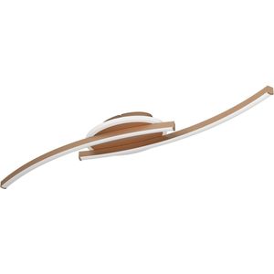 EGLO Lungolago Plafondlamp - LED - 74 cm - Brons|Wit - Dimbaar