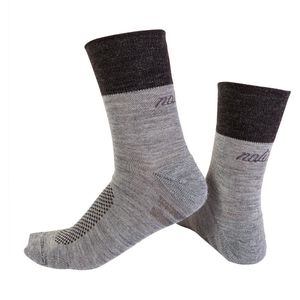 Nalini - Dames - Fietssokken Zomer - Ademende Wielrensokken met Merino wol - Sneldrogend - Zilver - AQUALSOCKS(15) - S/M