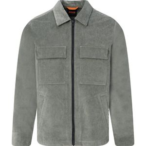 BOSS Overshirt Lozzy Corduroy Groen - Maat L - Heren