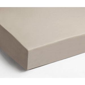 Zavelo Hoeslaken Flanel Zand - 1-persoons (90x220 cm) - 100% Katoen