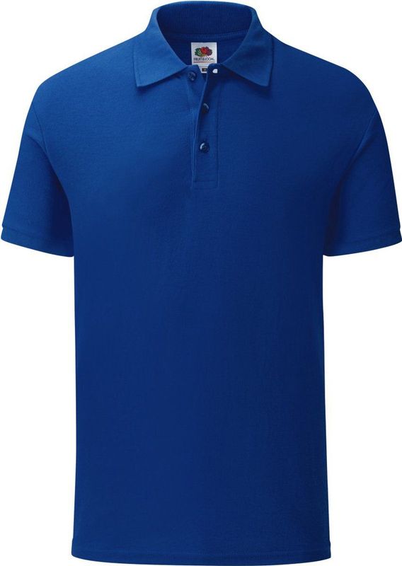 Fruit Of The Loom - Iconisch T-shirt - Cobalt Blauw - Heren