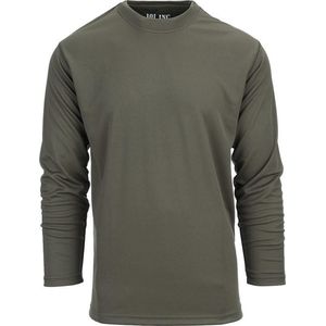 101 INC - Tactical t-shirt Quick Dry long sleeve (kleur: Groen / maat: XXXL)