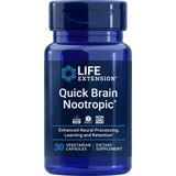 Life Extension - Quick Brain Nootropic - 30 Capsules - Voedingssupplementen