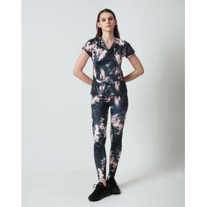 Active Panther T-shirt Sandy Tie Dye army green-coral