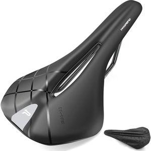 Comfortabel ergonomisch fietszadel - waterdicht en ademend voor mountainbikes, vouwfietsen en racefietsen