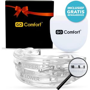 GO COMFORT PRO CLICK® - Anti snurk beugel op maat - Voor zware en lichte snurkers - Geschikt voor mannen en vrouwen