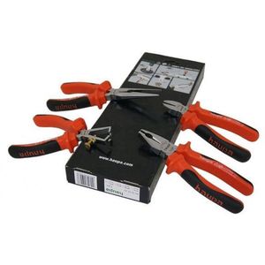 Tangenset Haupa VDE En 60900 4-Delige Elektro Set Professioneel.