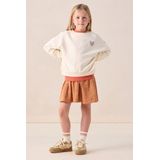 Sissy-Boy - A-lijn Rok - Lichtbruin - Korte Lengte - Flamingo Borduursels