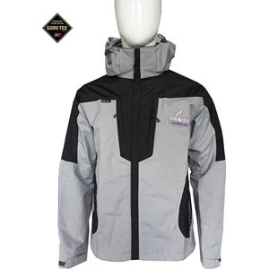 Gore-Tex® Outdoor-strategy regenjas 100% waterdicht ademend en warm outer shell zwart M