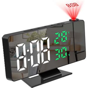 Solacis Wekkerradio Met Projectie - Wekkerradio - Digitale wekker - Wekkerradio kinderen - Wekker met projectie op plafond - Must have!