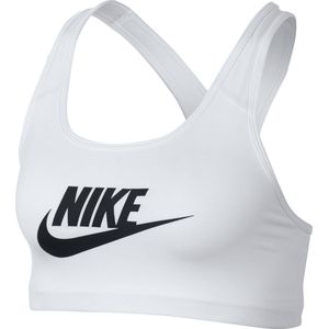Nike - Swoosh-logo - Trainingssportbeha - Wit - Dri-Fit
