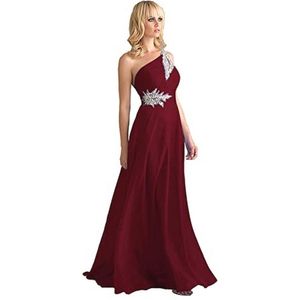 Chiffon Avondjurk met Kralen en Pailletten voor Vrouwen