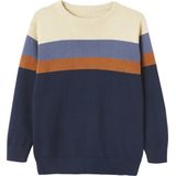 Vertbaudet - Trui - Fijn Gebreide Stof - Brede Strepen - Jongens
