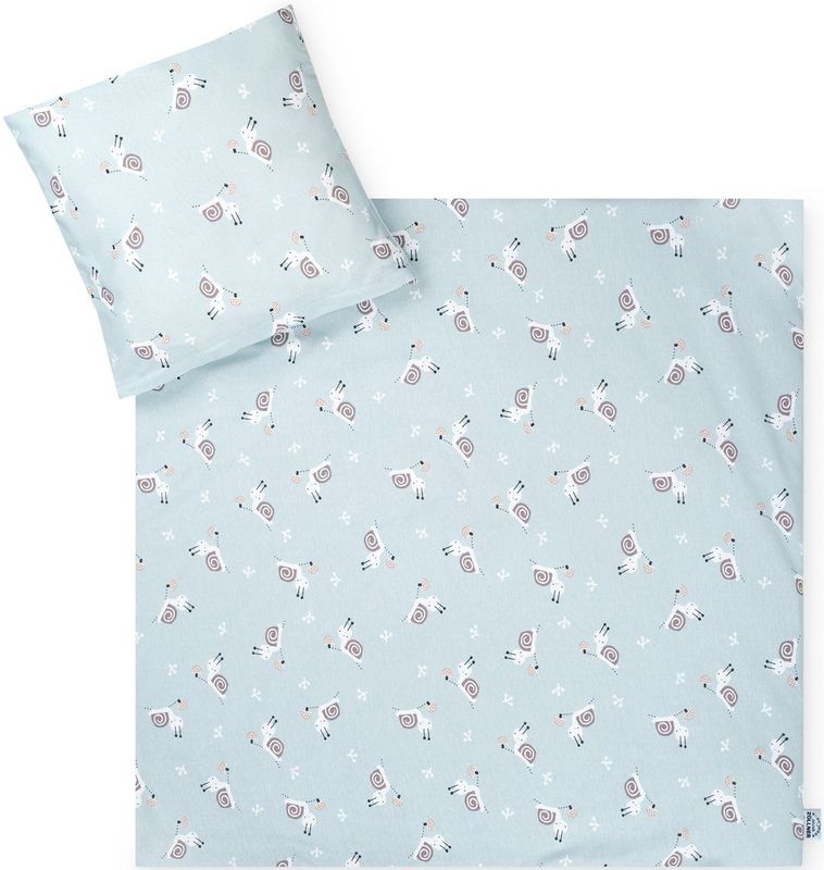 Julius Zöllner - Beddengoed Jersey - Schnecke - 80x80 + 35x40 cm