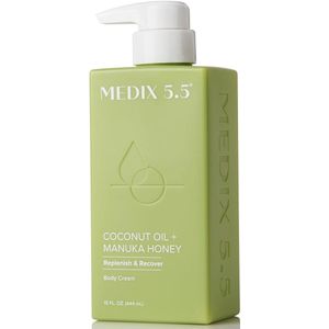 Medix 5.5, Body Treatment Cream, Coconut Oil + Manuka Honey, 444 ml