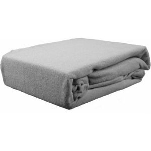 Lotte & Julius hoeslaken 70x160cm Badstof - grijs