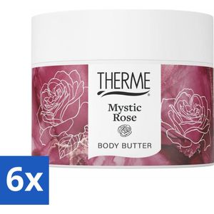 Therme - Mystic Rose - Bodybutter - Hydraterend - Verzorgend - 225gr - Voordeelverpakking - 6 stuks
