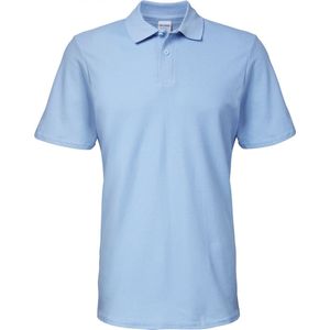 Gildan - Softstyle Piqué Polo - Light Blue maat XXL