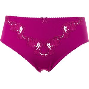 Guy de France - Slip fuchsia - micro + broderie - S