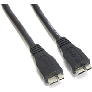BeMatik - SuperSpeed USB 3.0-kabel (MicroUSB-M Type A / MicroUSB-M Type B) 50 cm
