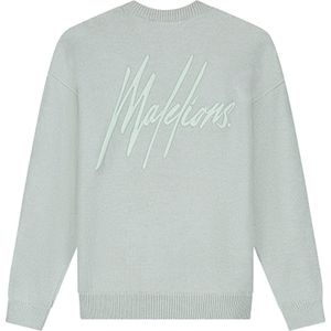 Malelions Oversized Knitted Signature Sweater