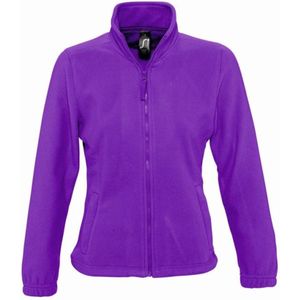 SOLS Dames/dames North Full Zip Fleece Jacket (Donkerpaars)
