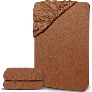 ApexArte® Matrasovertrek 90x200 - Dekbedovertrek - Hoeslaken - Matrasbeschermer - Extra Zacht - Nougat