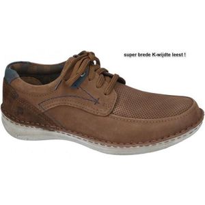 Josef Seibel ANVERS 75 - Heren Heren sneakersVrije tijdsschoenen - Kleur: Bruin - Maat: 39