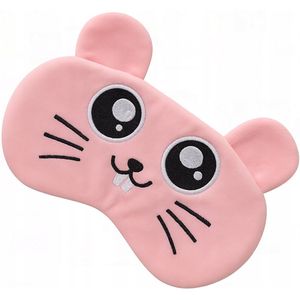 Roze Muis Slaapmasker - Comfortabel en Ontspannend