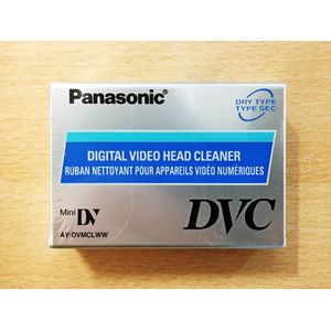 Panasonic  mini dv  reinigingscassette  ,digital video head cleaner, AY-DVMCLWW