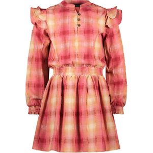 Like Flo Meisjes jurk - Marlou - Roze geruit
