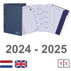 Kalpa 6401-24-25 A5 navulpapier 1 Dag per Pagina NL + opbergmap 2024 - 2025