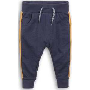 Dirkje - Baby jogging trousers - Navy melee + ochre - Mannen - Maat 80