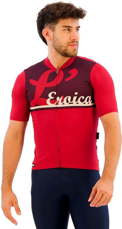Santini - Eroica L´ - Korte Mouw Wielertrui - Rood