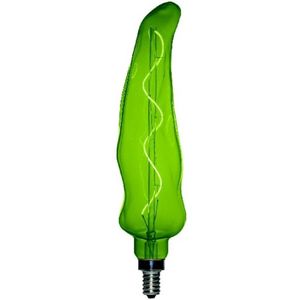 LEDatHOME - Keukenlijn Groene Peper LED lamp Spiraalvormige gloeidraad 3W E14 Dimbaar 2500K