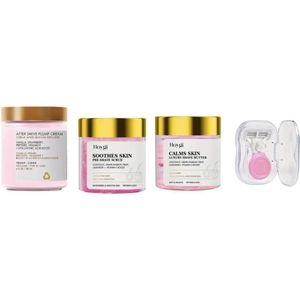 Lichaamsverzorging set - Shaving set- Shaving butter- Scrub - After shave crème - Scheermes als cadeau