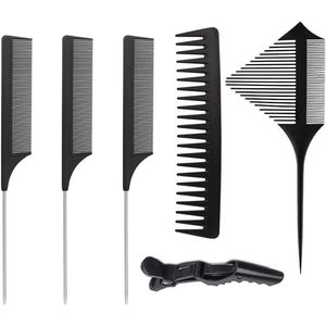 Haarkam set voor het haar lichter maken en kleuren - professionele antistatische kam voor mannen en vrouwen