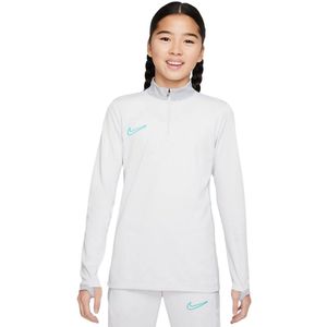 Nike - Academy - Sportshirt - Grijs - Dri-FIT - Lange Mouwen - Korte Rits