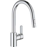 GROHE Eurostyle Cosmopolitan keukenkraan - Met uittrekbare handdouche - 2 straalsoorten - Chroom