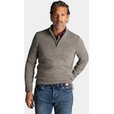 NZA - Grijze - Gebreide Trui - Half Zip