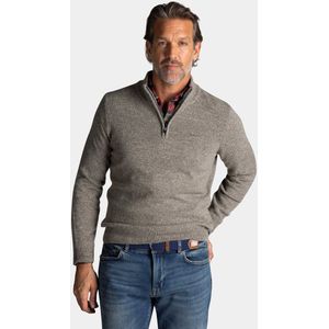 NZA - Grijze - Gebreide Trui - Half Zip