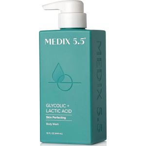 Medix 5.5 Body Scrub Skin Care Glycolic Acid Exfoliating Body Cleanser - 444ml