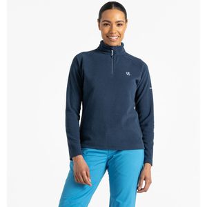 Dare2B, Freeform II Lichtgewicht Dames Fleece met halve rits, Moonlight Denim, Maat 36