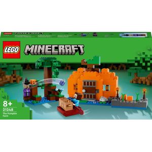 LEGO Minecraft De pompoenboerderij Speelgoed Boerderij Huis Halloween Set met Minifiguren - 21248