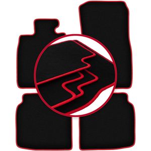 CARLUX-RED automatten voor: BMW 7 F02 sedan (2008-2015)